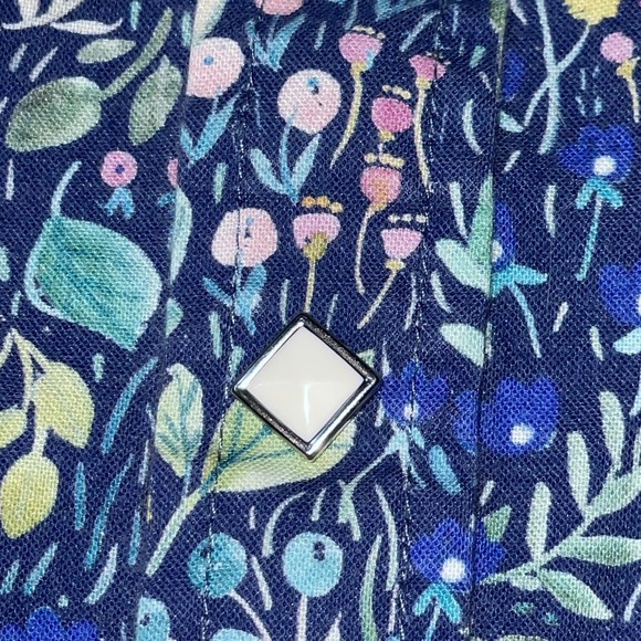 Rockmount Ranch Wear Tru-west Short Sleeve Shirt Large Hawaiian Rousseau Floral - Picture 3 of 16